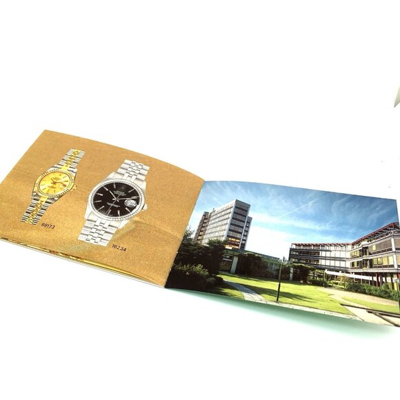 Authentic Rolex Datejust 80's Vintage 1988 Green Booklet Manual 593.56 - Picture 3 of 10